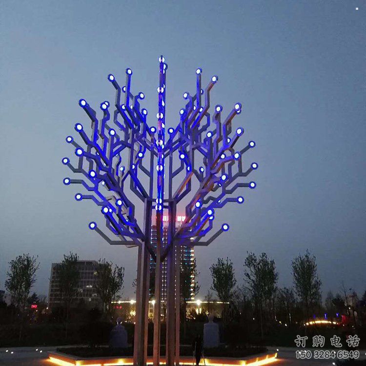 發(fā)財樹雕塑精選，歐式風(fēng)格，不銹鋼發(fā)財樹雕塑選定