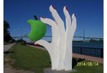 手掌雕塑特供，美陳雕塑，制造不銹鋼手掌雕塑優(yōu)選