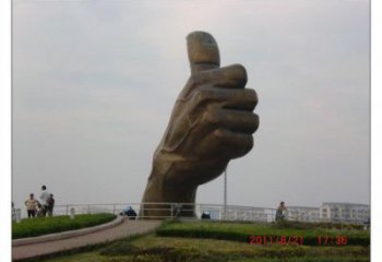 制造手掌雕塑廠家，鋼管組合，不銹鋼手掌雕塑常用
