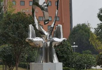 雙手雕塑選用，酒店擺件，不銹鋼雙手雕塑工廠精選