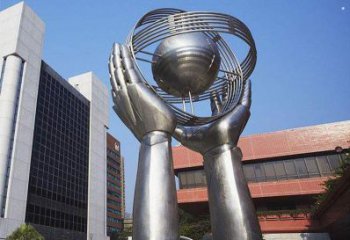 雙手雕塑專供，鍛造工藝，不銹鋼雙手雕塑廠家