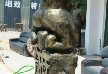 握拳雕塑制造，中式工藝，玻璃鋼仿銅握拳雕塑廠家