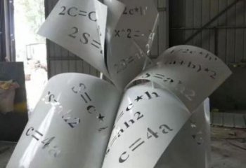 農(nóng)村書籍雕塑，鏤空景觀雕塑，抽象效果