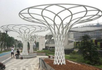 遮陽樹雕塑生產(chǎn)，中式工藝，鏤空遮陽樹雕塑精品