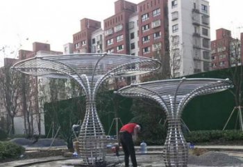 遮陽(yáng)樹(shù)雕塑制作，城市裝飾，鏤空遮陽(yáng)樹(shù)雕塑廠