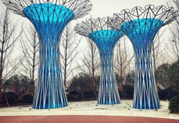 鏤空樹雕塑工廠選用，街道標識，烤漆鏤空樹雕塑制作