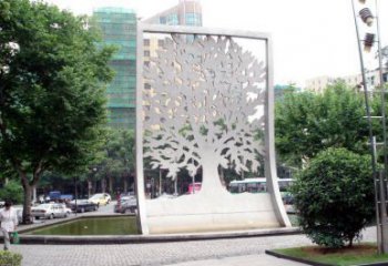 鏤空樹雕塑常用，景觀概念，鏤空剪紙樹雕塑生產(chǎn)廠家