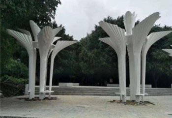 傘樹雕塑精選，街道標識，景觀鏤空傘樹雕塑指用