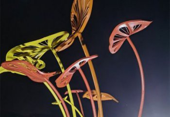 芭蕉葉雕塑精選，歐式風(fēng)格，不銹鋼芭蕉葉雕塑指用