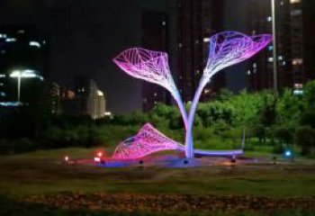 燈光樹葉雕塑廠，公園小品，燈光樹葉雕塑生產(chǎn)商