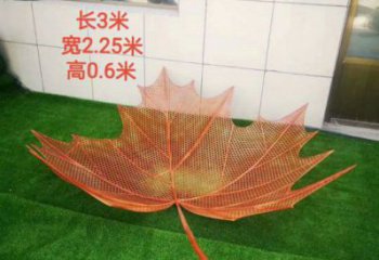鏤空樹葉雕塑選用，酒店擺件，鐵藝樹葉雕塑工廠精選