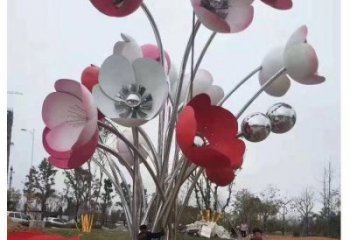 花樹雕塑加工，烤漆工藝，不銹鋼花樹雕塑廠家精選