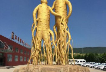 大型人參雕塑標(biāo)準(zhǔn)，街頭藝術(shù)，廣場人參樹雕塑通用