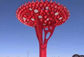 大型樹(shù)干雕塑公司，花園小品，不銹鋼樹(shù)干雕塑常用