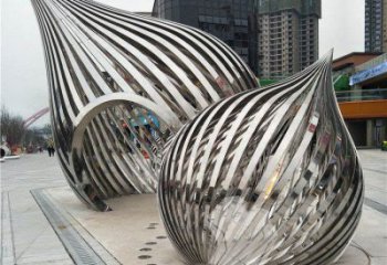 大型水滴雕塑常用，戶外擺放，鏤空水滴雕塑預(yù)定
