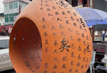 雕塑觀賞型，公園小品，景觀鏤空水滴雕塑常用