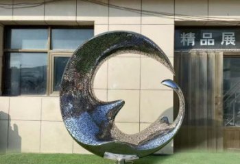 酒店水滴雕塑，鍍金歐式雕塑，仿古擺件