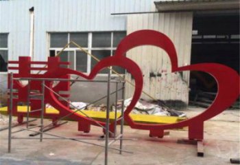 love雕塑制作專供，園林裝飾，建筑不銹鋼love雕塑廠家