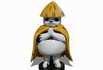 廣場(chǎng)熊貓雕塑訂做，城市雕塑，景觀彩繪熊貓雕塑廠家