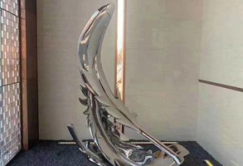 羽毛雕塑標準，廣場雕塑，鏡面羽毛雕塑廠家供給