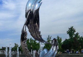 羽毛雕塑制作，園林裝飾，建筑鏡面羽毛雕塑批發(fā)