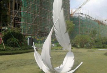 羽毛雕塑工廠標(biāo)準(zhǔn)，多彩藝術(shù)，景觀烤漆羽毛雕塑供應(yīng)