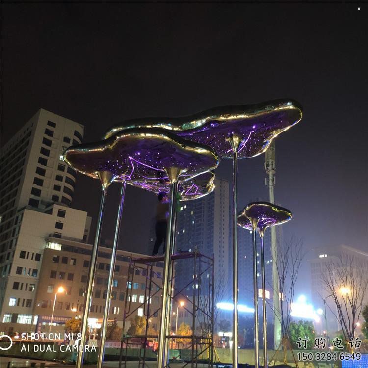 祥云雕塑工廠標(biāo)準(zhǔn)，多彩藝術(shù)，景觀不銹鋼祥云雕塑供應(yīng)