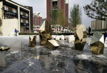 幼兒園景觀石雕塑，鐵藝文化雕塑，鑄造制作