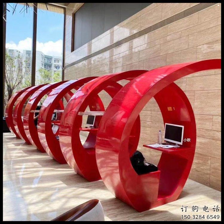 膠卷坐凳雕塑加工，現(xiàn)代美陳裝飾設(shè)計(jì)