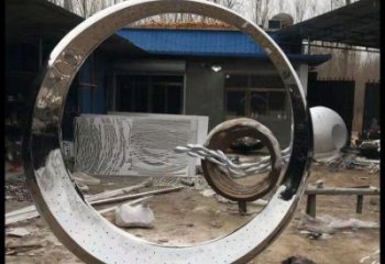 月牙雕塑定價(jià)，街頭雕塑，烤漆鏤空月牙雕塑定價(jià)