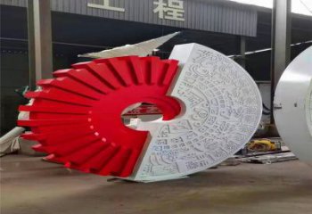 圓環(huán)雕塑制作選用，景區(qū)案例，美陳景觀制造商