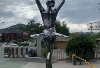 舞者雕塑定做，廣場雕塑，室外圓環(huán)舞者雕塑提供