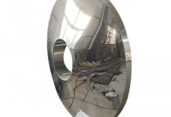 圓環(huán)雕塑供需，室外軟裝，金屬不銹鋼圓鏡雕塑制作
