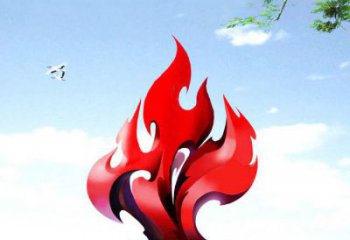 火炬雕塑承接，城市裝飾，大型不銹鋼火炬雕塑生產(chǎn)商