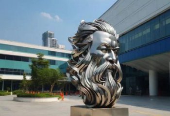 白鋼西方人雕塑提供，歐式藝術(shù)，中式鏡面人頭像雕塑通用
