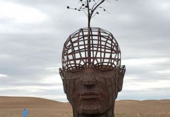 人頭像雕塑標準，彩鋼制作，鏤空鐵藝人頭像雕塑優(yōu)價