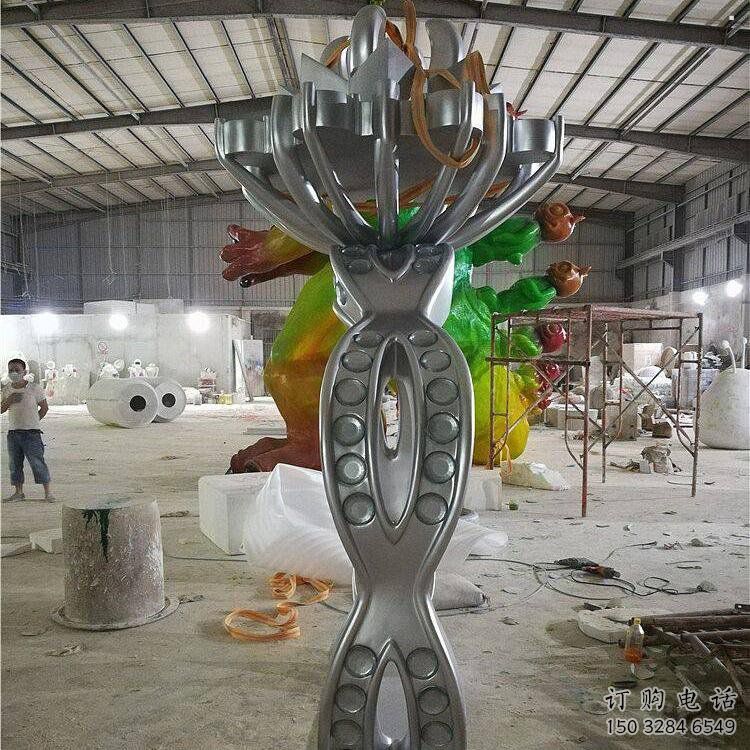 雕塑鉆戒制造，街景小品，景觀不銹鋼鉆戒雕塑優(yōu)價(jià)