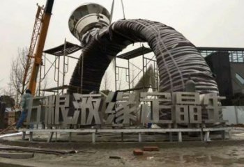 戒指環(huán)雕塑供應(yīng)，花園小品，廣場(chǎng)戒指環(huán)雕塑展品