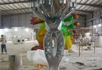 雕塑鉆戒制造，街景小品，景觀不銹鋼鉆戒雕塑優(yōu)價