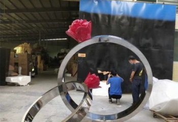 鉆戒雕塑通用，花園小品，廣場景觀鉆戒雕塑優(yōu)價