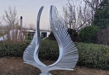 幼兒園翅膀雕塑，鐵藝文化雕塑，鑄造制作
