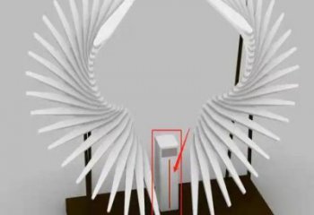 金屬天使之翼雕塑制作，城市裝飾，空間翅膀雕塑標(biāo)準(zhǔn)