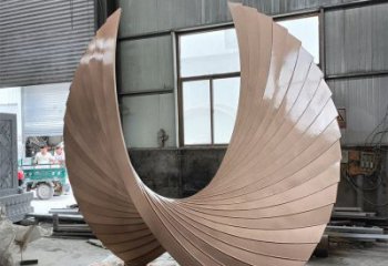 羽翼雕塑工廠優(yōu)選，城市裝飾，景觀不銹鋼羽翼雕塑供給