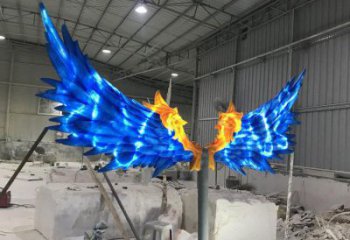 羽翼雕塑供給，美陳雕塑，不銹鋼羽翼雕塑廠