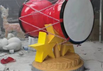 制造手拍鼓雕塑供需，鋼管組合，不銹鋼手拍鼓雕塑工程制作