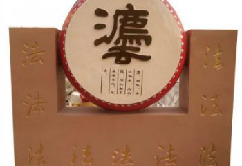 鐵鼓雕塑方案精品，景觀雕塑，房地產(chǎn)鐵鼓雕塑生產(chǎn)商
