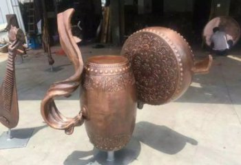 銅鼓雕塑專供，美陳雕塑，社區(qū)銅鼓雕塑預(yù)定