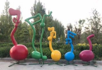 音樂符號雕塑系列優(yōu)選，陸地擺件，城市廣場音樂雕塑供給
