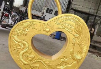 景觀鎖子雕塑供需，彩鋼制作，大型不銹鋼鎖子雕塑公司