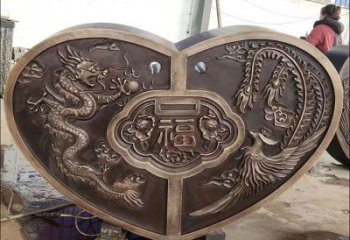 門口連心鎖雕塑點(diǎn)擊，地標(biāo)擺件，連心鎖雕塑承接
